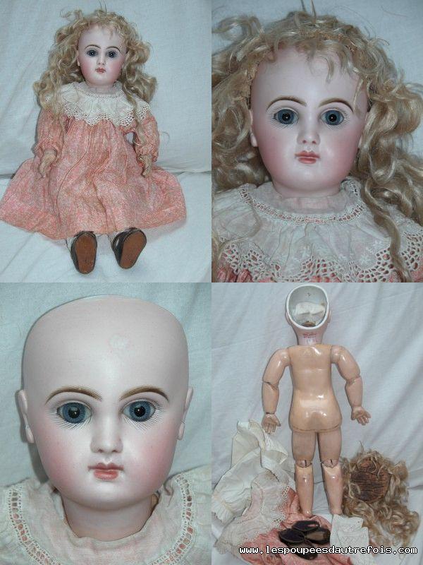 ancienne poupée Jumeau bouche fermée taille 1 