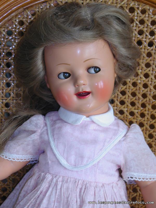 Les Poupees D autrefois BEAUTIFUL RAYNAL RHODOID DOLL b font
