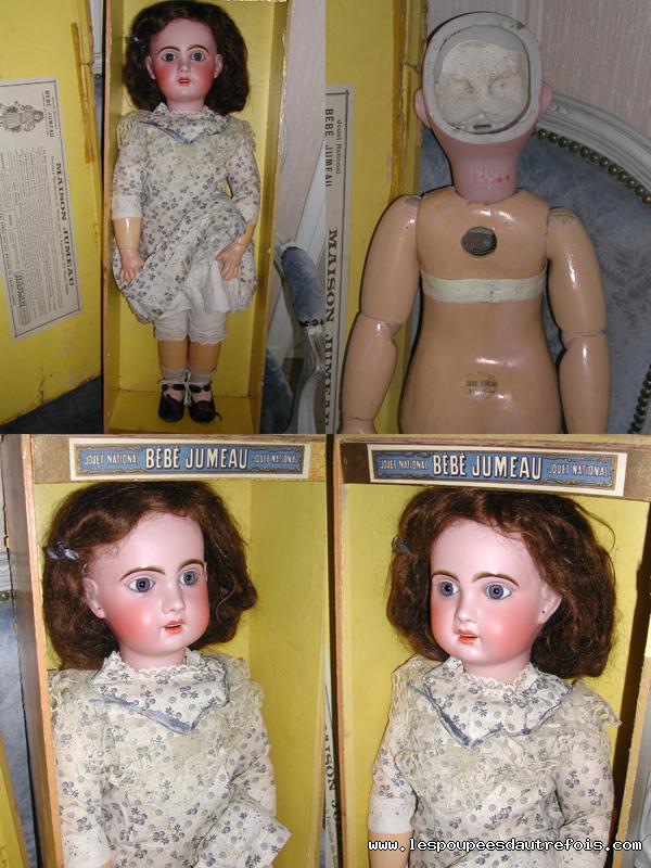 Jumeau Superbe robe ancienne pour grande poupée ancienne Jumeau ou autre 