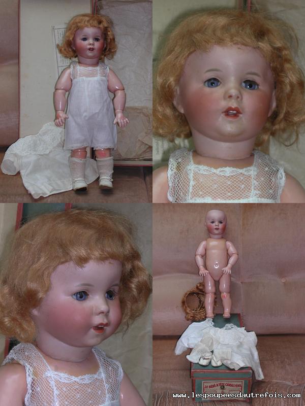 Poupée ancienne: Charmant petit bébé SFBJ 236 taille 2 24 cm